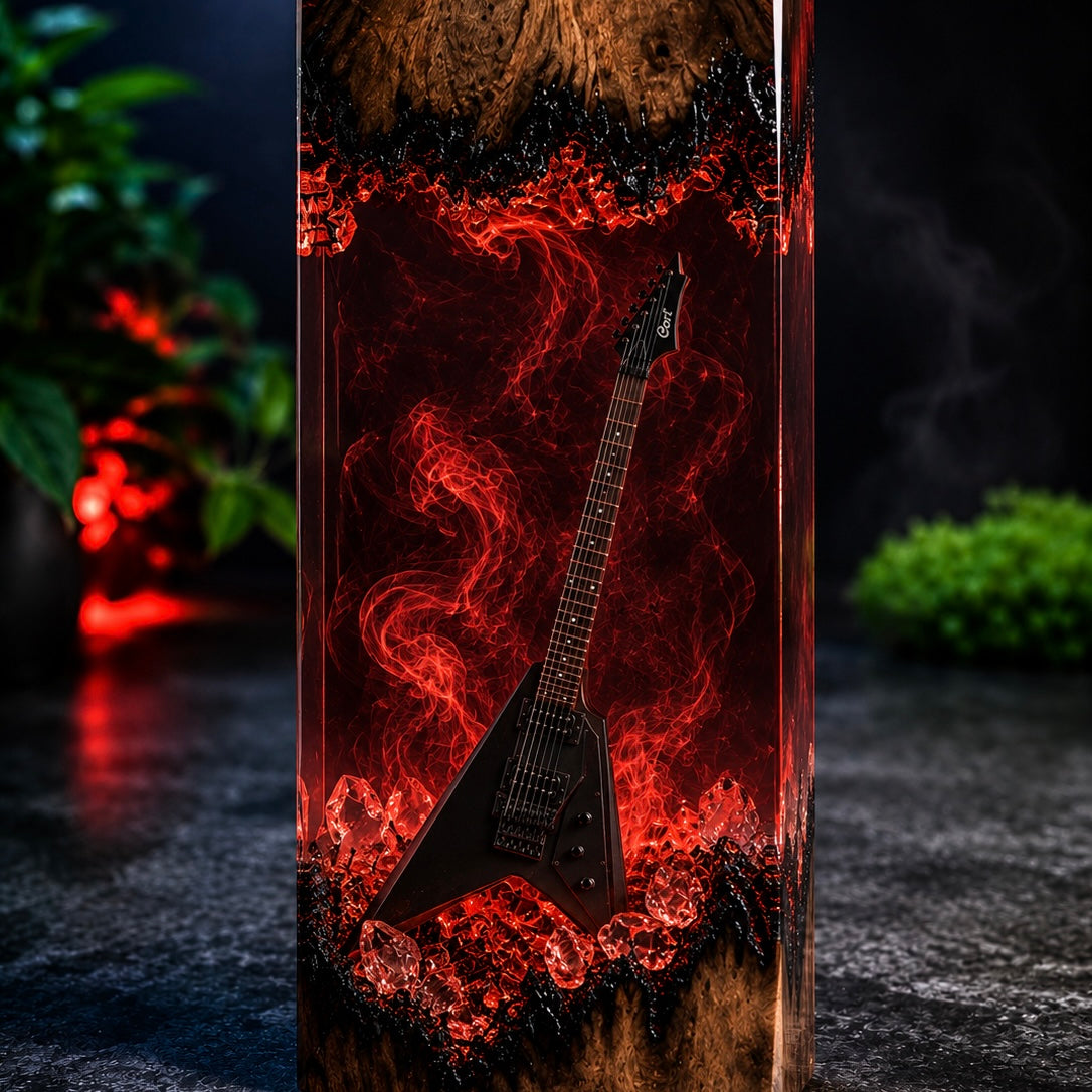 Lilith’s Guitar Lamps (Rectangular Prism Ver.)