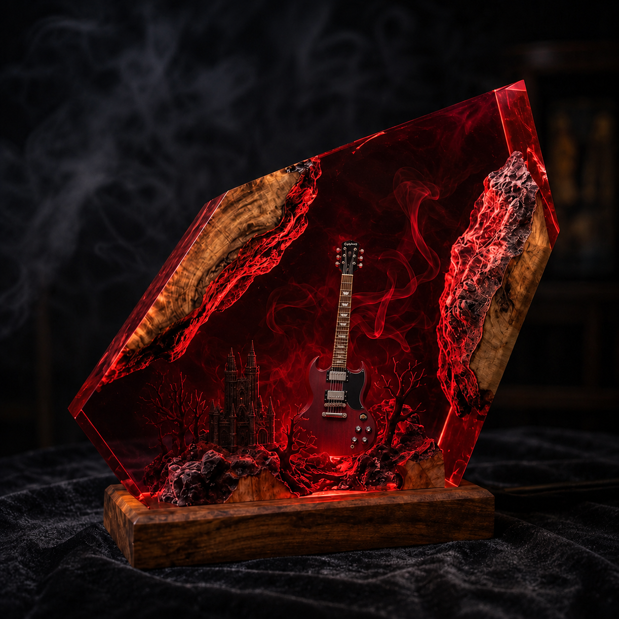 Lilith’s Guitar Lamps (Geometrical Ver.)